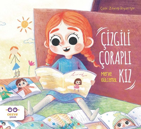 Cizgili Corapli Kiz