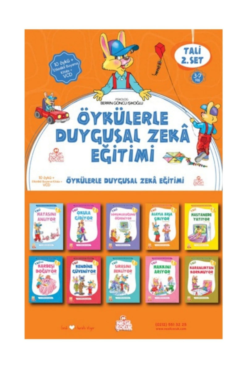 Tali - 2 Öykülerle Duygusal Zeka Eğitimi (10 Kitap Set)