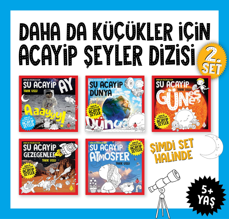 Daha da Kucukler icin Su Acayip Seyler 2 (5 Kitap Set)