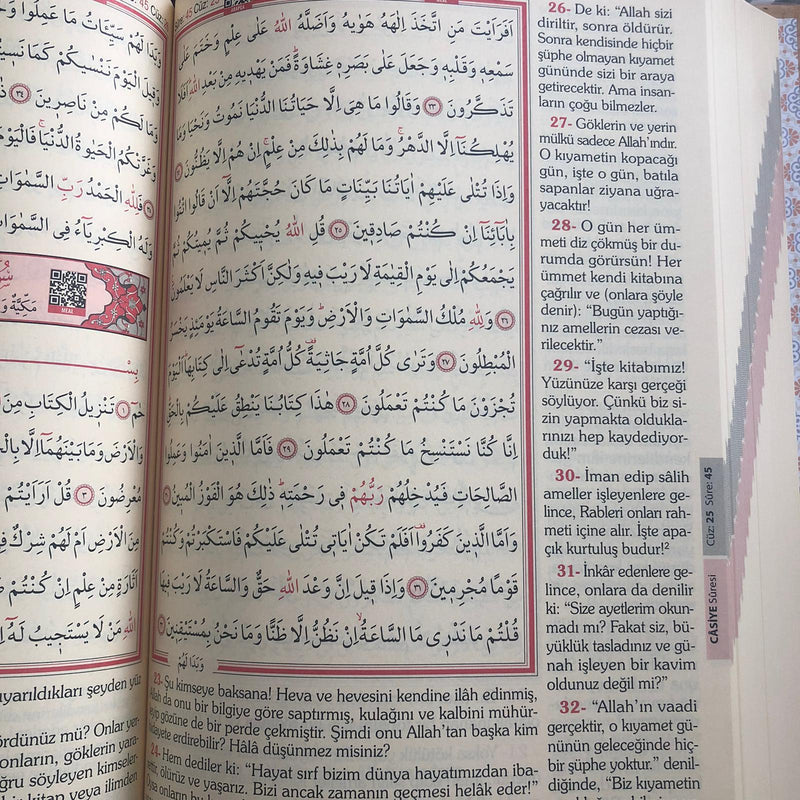 Kur'an-ı Kerim Turkçe Meali ve Muhtasar Tefsiri - Orta Boy