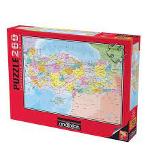Turkiye Siyasi Haritasi 260 Parça Puzzle