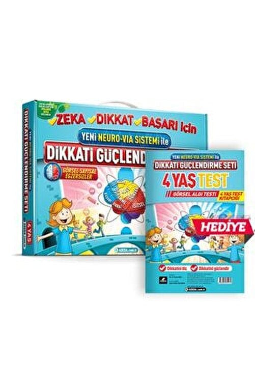 Dikkati Güçlendirme Seti (4 Yaş)